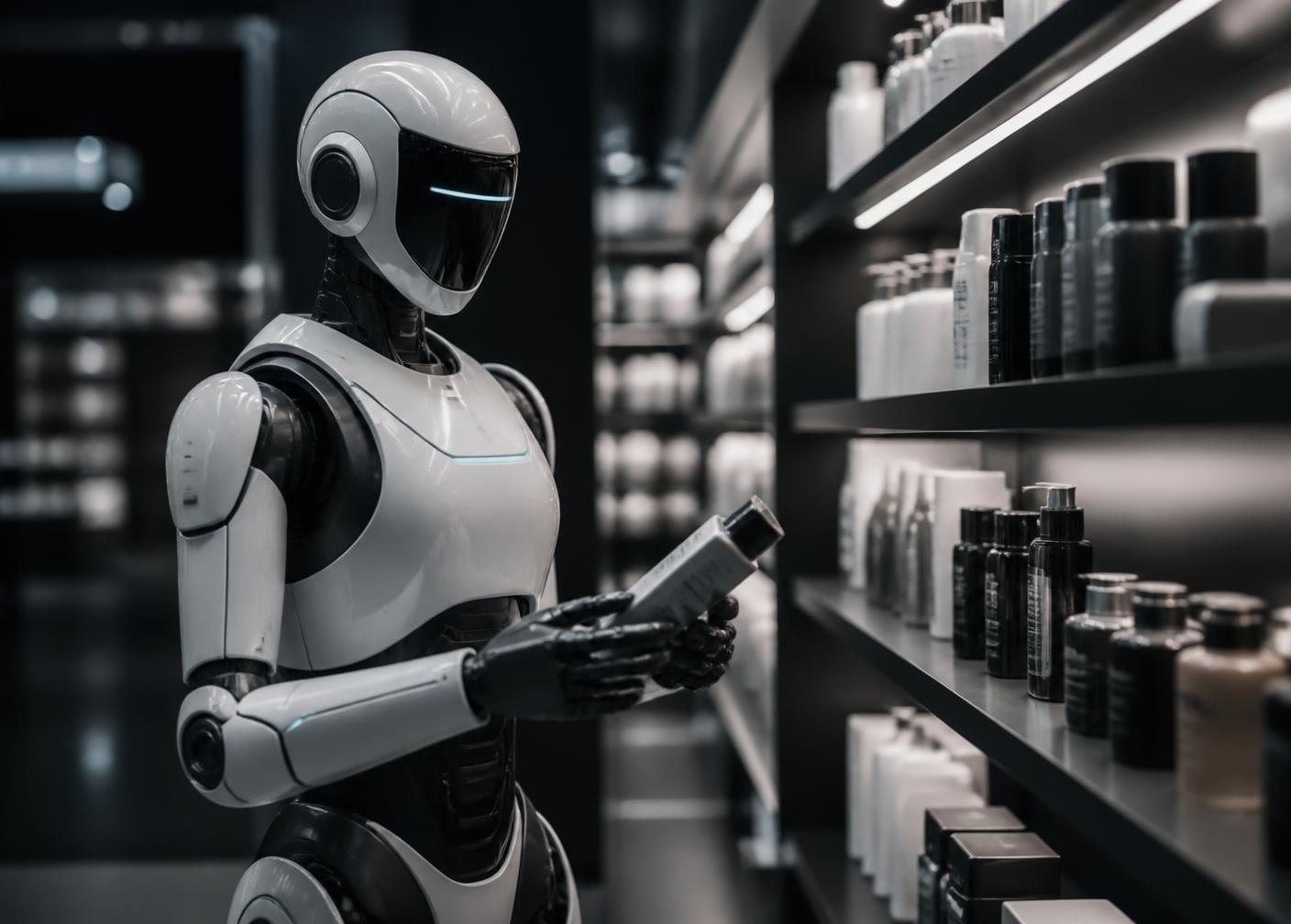 Repo Soul humanoid robot concept for retail