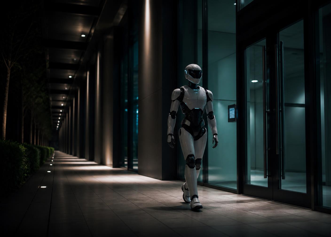 Repo Soul humanoid robot concept for security & patrol